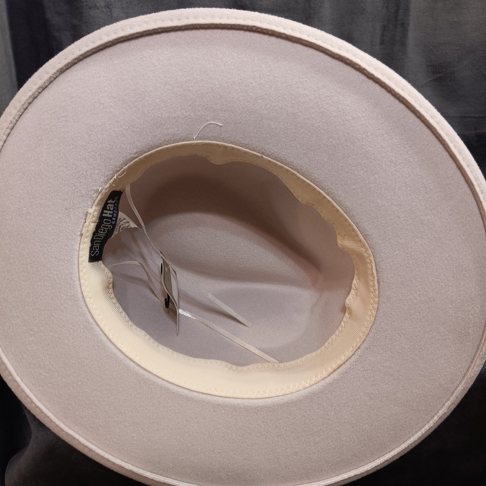 Pearl And Rinestone Fedora Cream  One Of A Kind - Picture 6 of 10